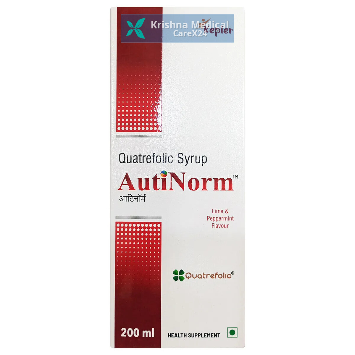 Autinorm Lime And Peppermint Syrup