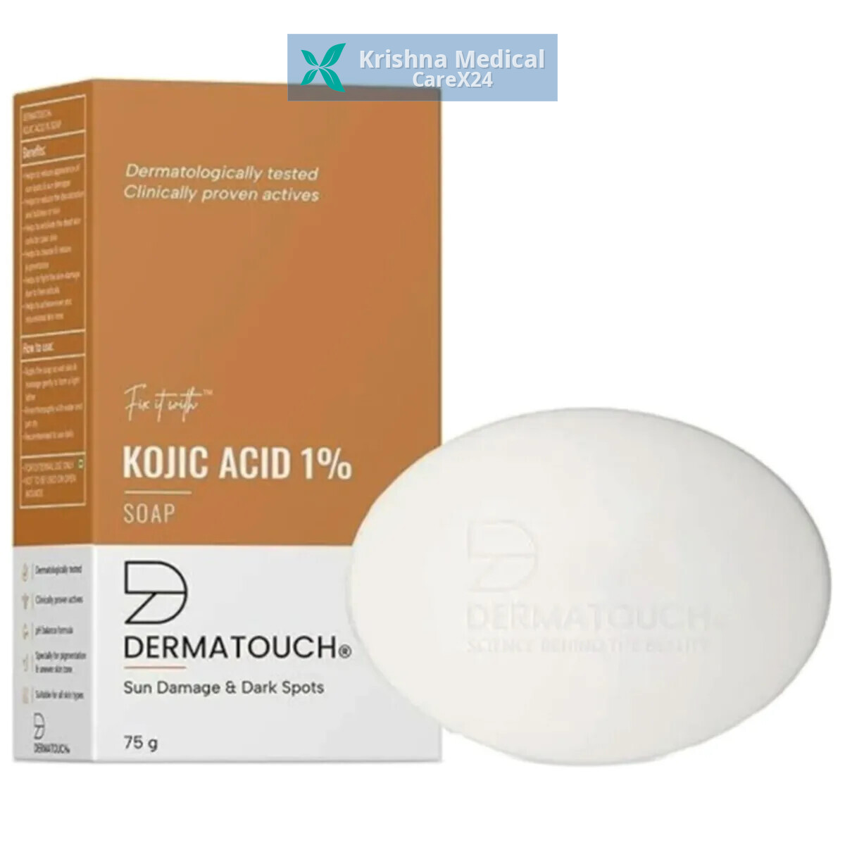 Dermatouch Kojic Acid 1% Soap
