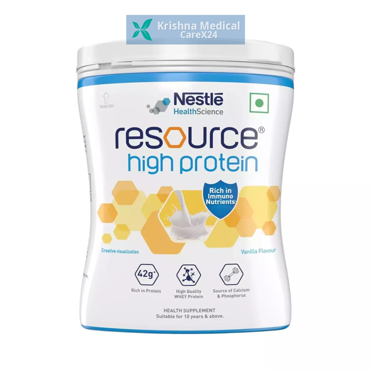 Nestle Resource High Protein Whey Vanilla Protein Powder