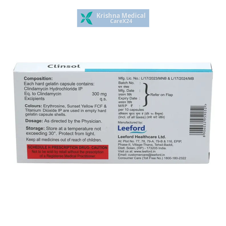 Clinsol 300mg Capsule