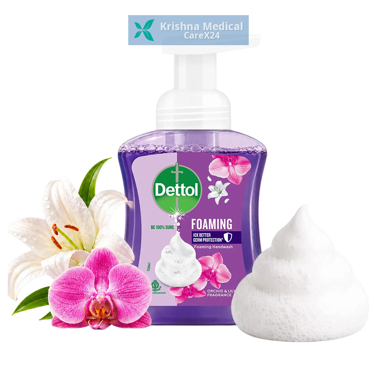 Dettol Orchid & Lily Foaming Handwash Pump