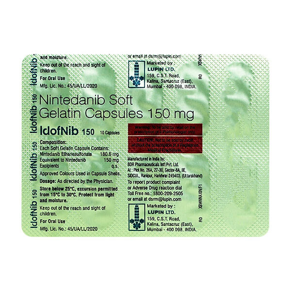 Idofnib 150 Soft Gelatin Capsule